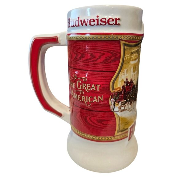 Budweiser Limited Edition Clydesdales Holiday Stein 2024 NEW Box Certificate - Picture 3 of 16